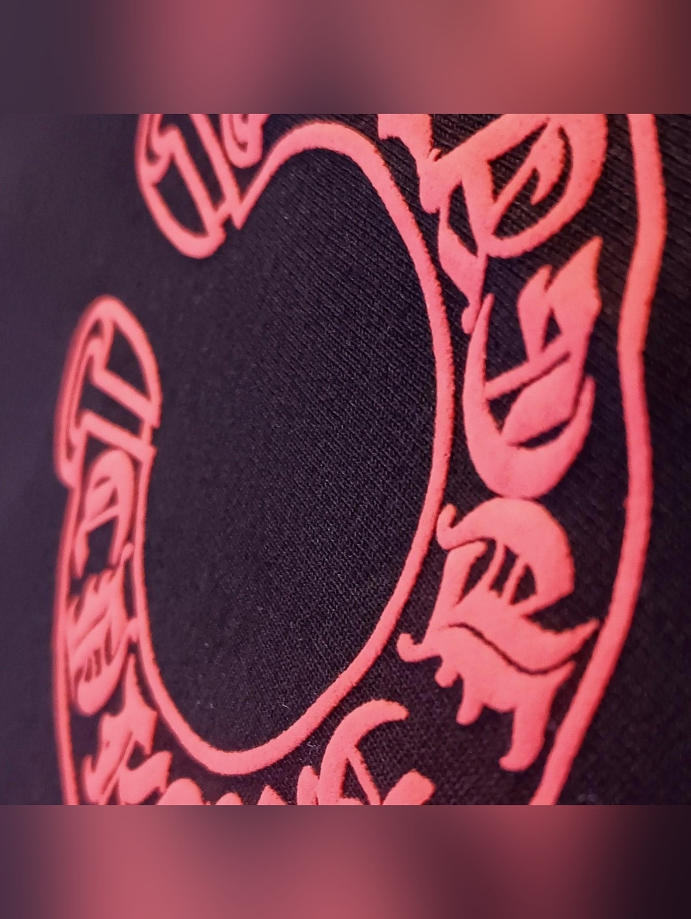 (XL) Chrome Hearts Multi-Cross Black with White & Red Graphic Print Long Sleeve - Picture 6 of 7